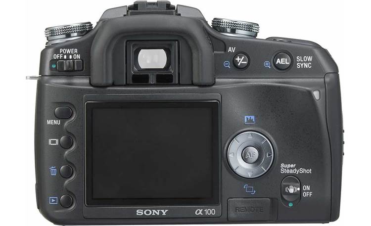 Sony DSLR-A100 Kit Back