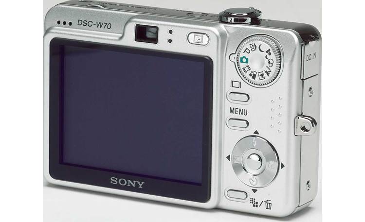Sony Cyber-shot® DSC-W70 Back