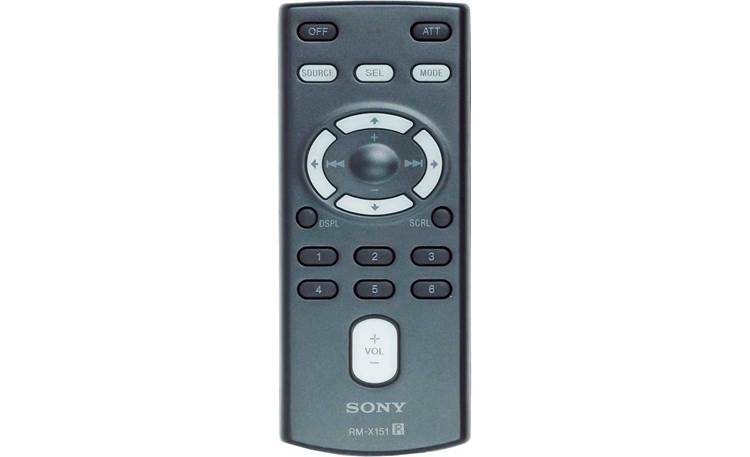 Sony Xplod CDX-GT550UI Remote