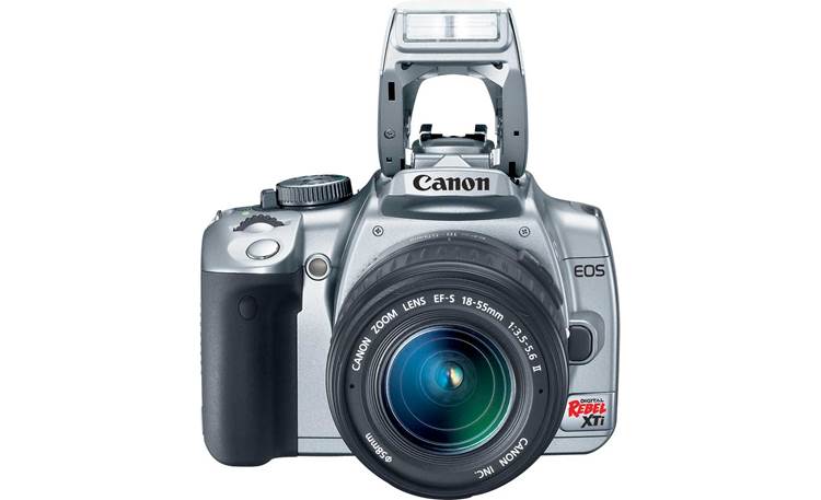 Canon EOS Digital Rebel XTi Kit Flash extended (silver/black)