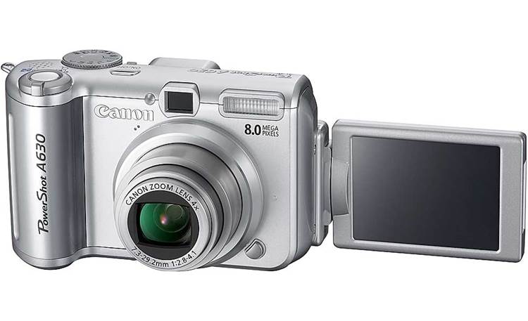 Canon PowerShot A630 LCD screen extended