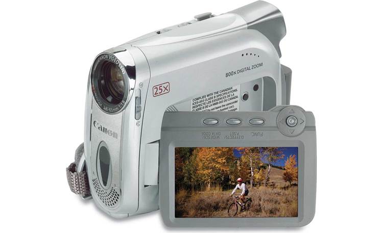 Canon ZR600 Front (LCD open)