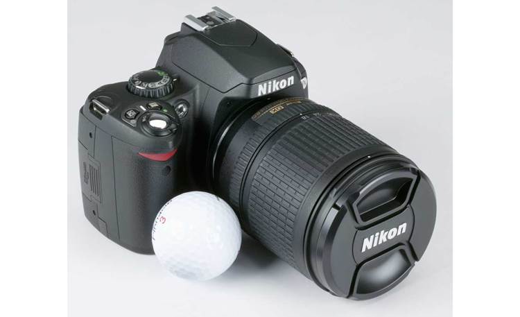 Nikon D40x Kit With golf ball (for scale)