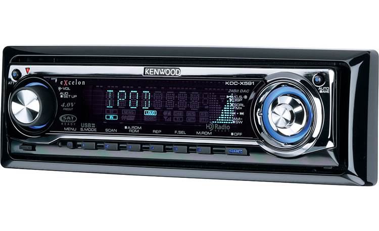 Kenwood Excelon KDC X591 CD Receiver With MP3 WMA AAC Playback At