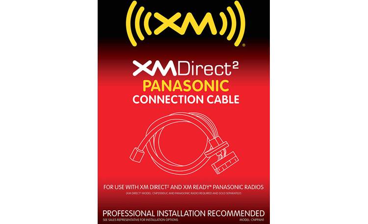 XM Direct 2 Panasonic Adapter Cable Front