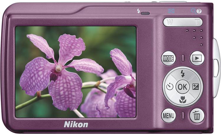 Nikon Coolpix S210 Back (Plum)