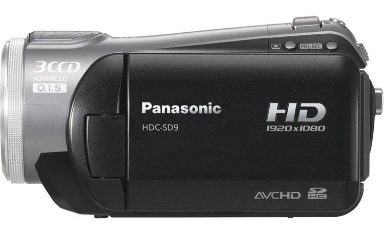 Panasonic HDC-SD9-8GB Left with LCD closed