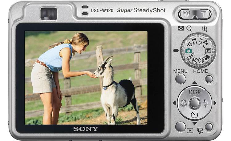Sony Cyber-shot DSC-W120 Back (Silver)