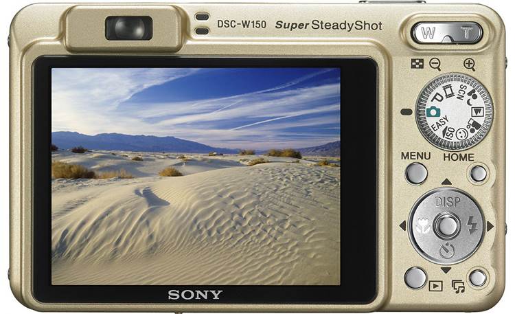 Sony Cyber-shot DSC-W150 Back (Gold)
