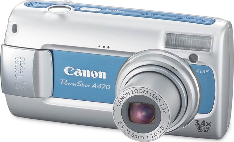 Canon PowerShot A470 Package Canon PowerShot A470