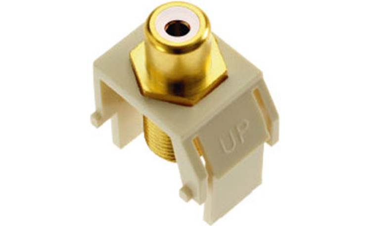 On-Q RCA to F-Type Keystone Connector White
