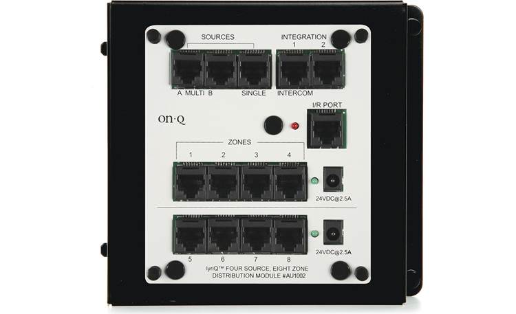 On-Q lyriQ™ Four-Source, Eight Zone Distribution Module Front
