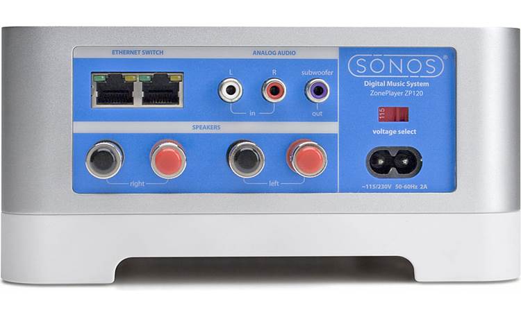 Sonos® Bundle 120 Back panel of ZonePlayer 120