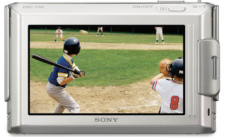 Sony Cyber-shot® DSC-T90 Back (silver)