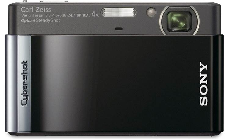 Sony Cyber-shot® DSC-T90 Straight-on view (black)