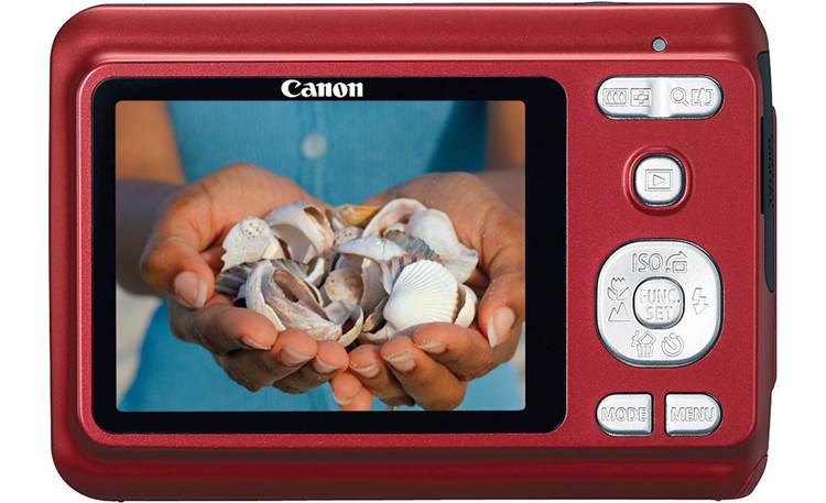 Canon PowerShot A480 Back (Red)