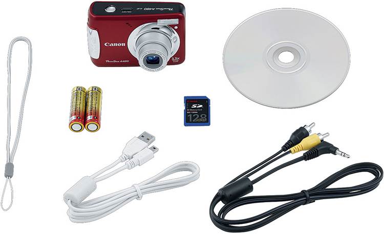 Canon PowerShot A480 Included accessories