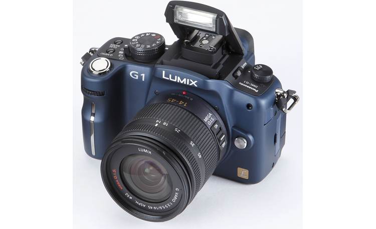Panasonic Lumix DMC-G1 Kit With flash extended (Blue)