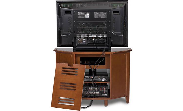 BDI Novia™ Series 8421 Cocoa: Back view (TV and components not included)