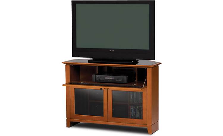 BDI Novia™ Series 8421 Cocoa: Drawer open (TV and components not included)