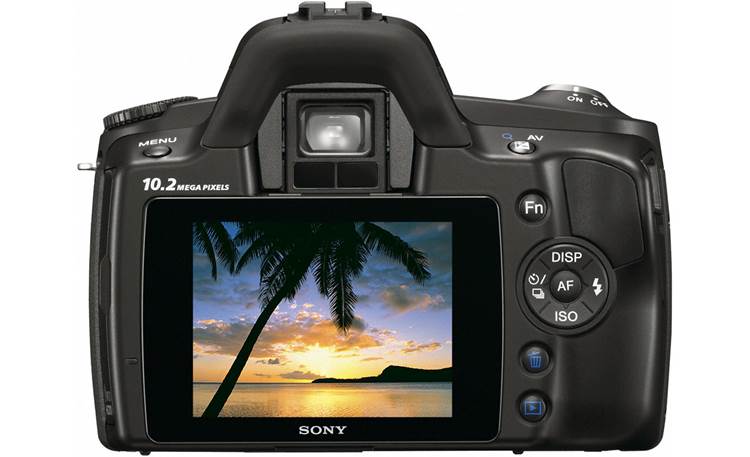 Sony Alpha DSLR-A230 Two-lens Kit Back
