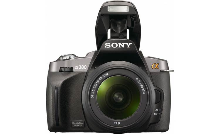 Sony Alpha DSLR-A380 Kit With flash extended
