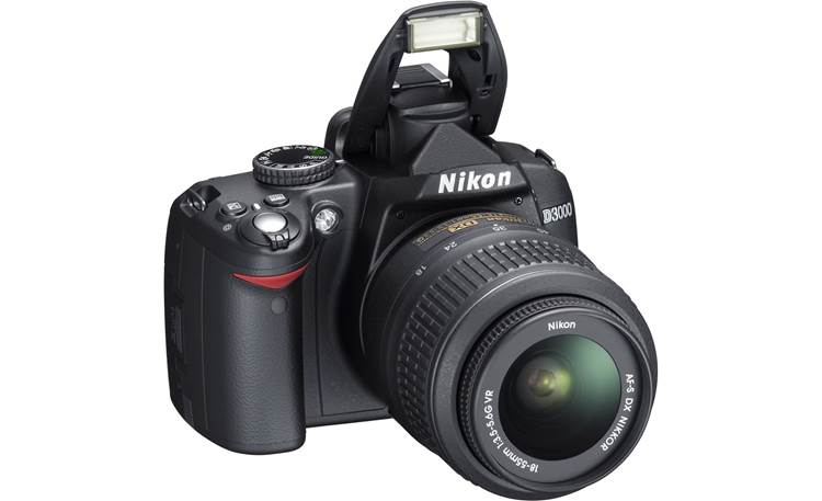 Nikon D3000 Kit With flash extended