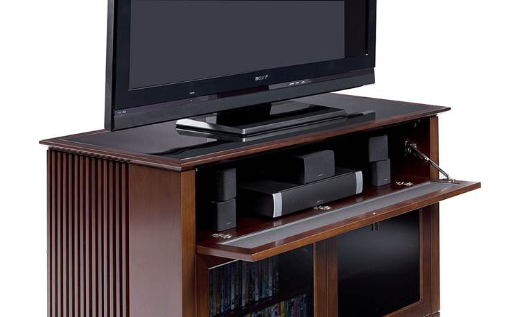 BDI Novia Series 8426 Cocoa - drawer detail (components and speakers not included)