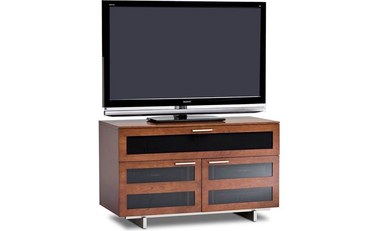 BDI Avion 8928 Series II Natural Cherry - left front (TV and components not included)
