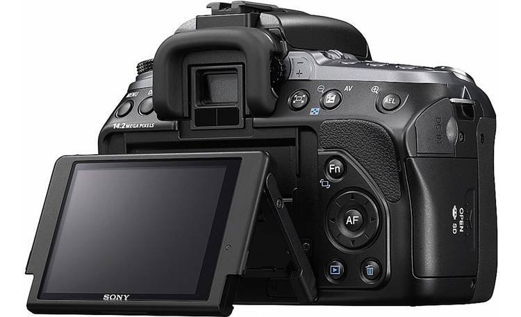 Sony Alpha DSLR-A550 (Body only) LCD tilted