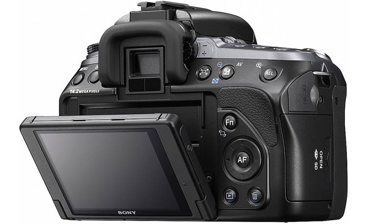 Sony Alpha DSLR-A550 (Body only) LCD tilted