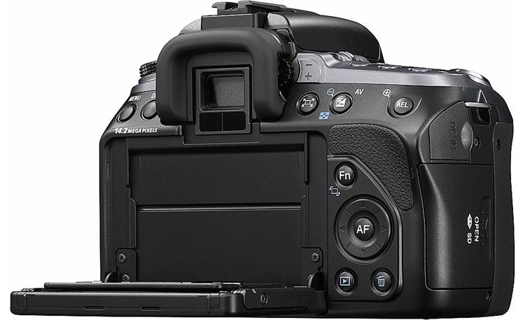 Sony Alpha DSLR-A550 (Body only) LCD flipped down