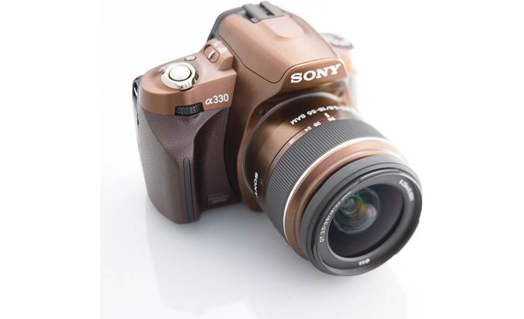 Sony Alpha DSLR-A330 Kit Front right (brown)