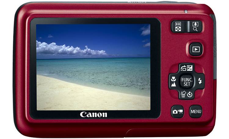 Canon PowerShot A495 Back (red)