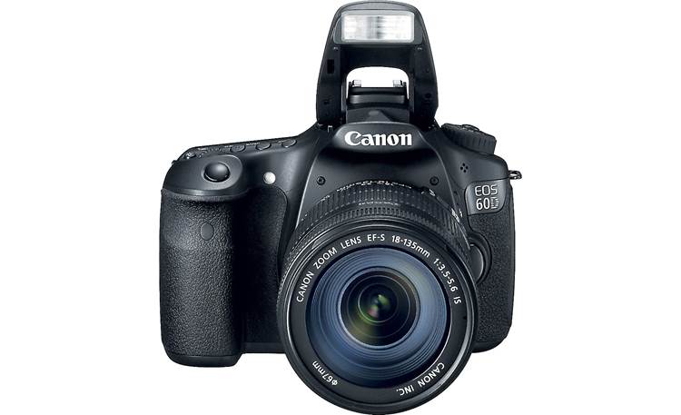Canon EOS 60D Kit With built-in flash raised