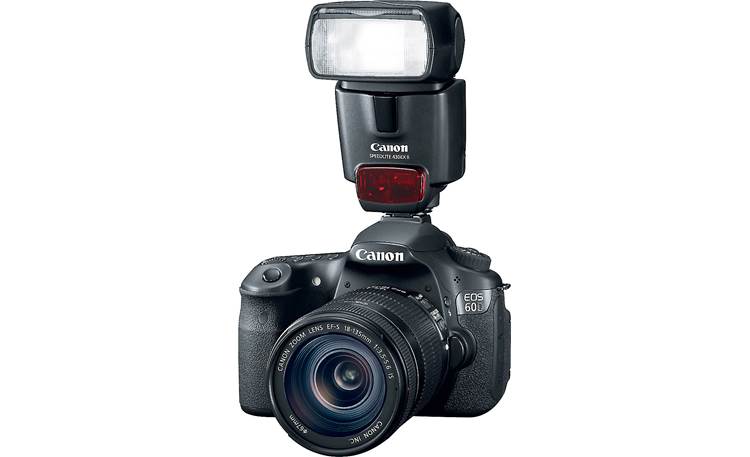 Canon EOS 60D Kit Pictured with optional Canon Speedlite 430EX II