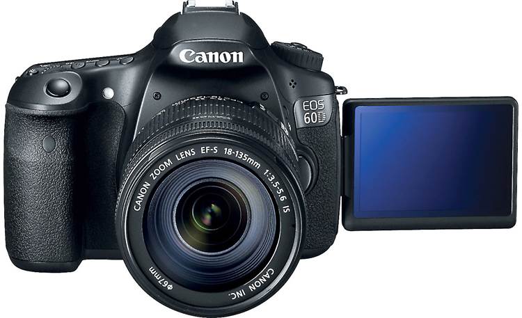 Canon EOS 60D Kit With LCD extended and reversed