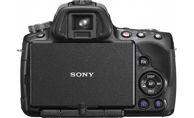 Sony Alpha SLT-A55V (Body only) Back (LCD closed)