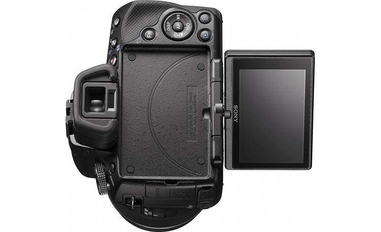Sony Alpha SLT-A55V (Body only) Screen tilted down