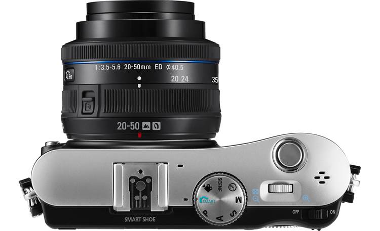 Samsung NX100 Top (lens attached)