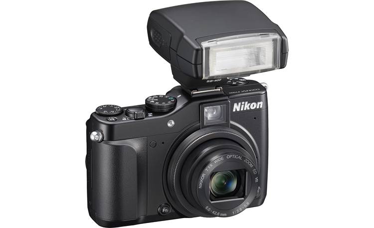 Nikon Coolpix P7000 With optional Nikon SB400 flash
