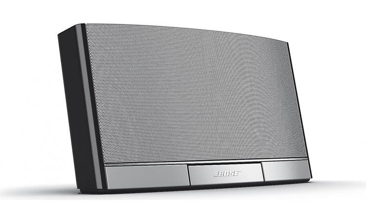 Bose® SoundDock® Portable digital music system Facing right with dock retracted