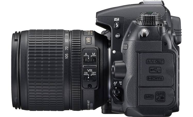 Nikon D7000 Kit Left (with lens attached)