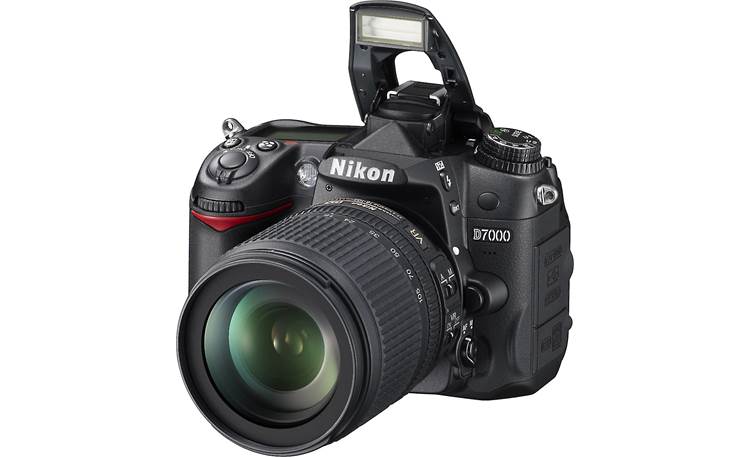 Nikon D7000 Kit With built-in flash raised