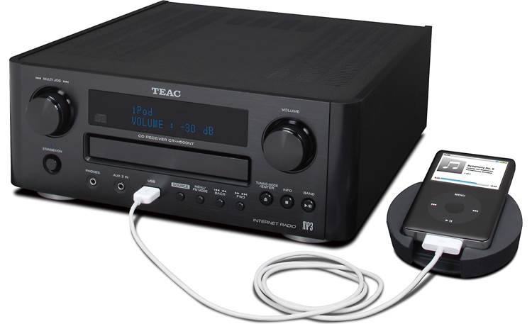 TEAC Reference Series CR-H500NT With iPod attached (iPod not included)