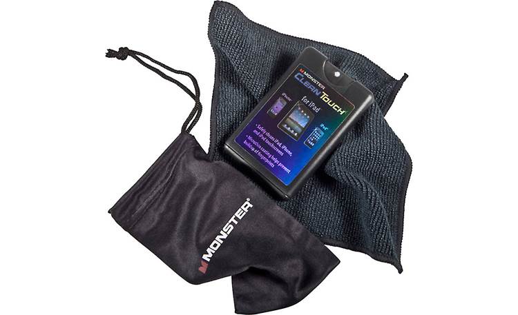 Monster CleanTouch™ for iPad®/iPhone®/iPod® Monster CleanTouch with included cloth and carry bag