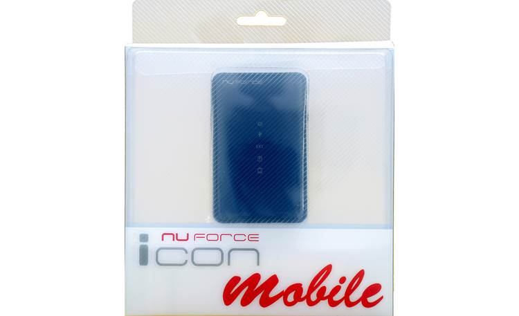 NuForce Icon Mobile™ Inside product package (blue)