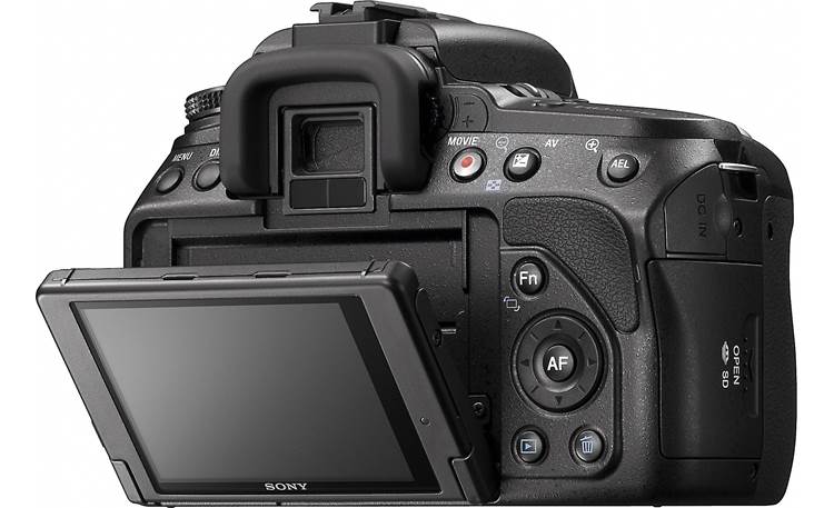 Sony Alpha DSLR-A580 (Body only) With LCD screen tilted down