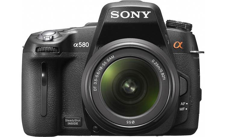Sony Alpha DSLR-A580 Kit Front (head on view)