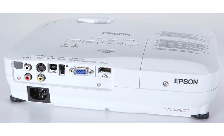 Epson PowerLite® Home Cinema 705HD Inputs on rear panel